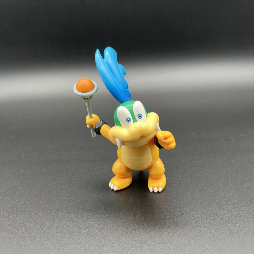 World of Nintendo Super Mario Larry Koopa 40872 4" Figure with Accessory